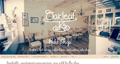 Desktop Screenshot of oakleafcakes.com